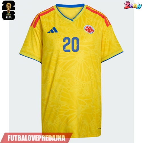 Lacne Ženy Futbalové dres Kolumbia Richard Rios #6 MS 2026 Krátky Rukáv - Domáci